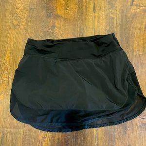 Lululemon Black Mesh Skort